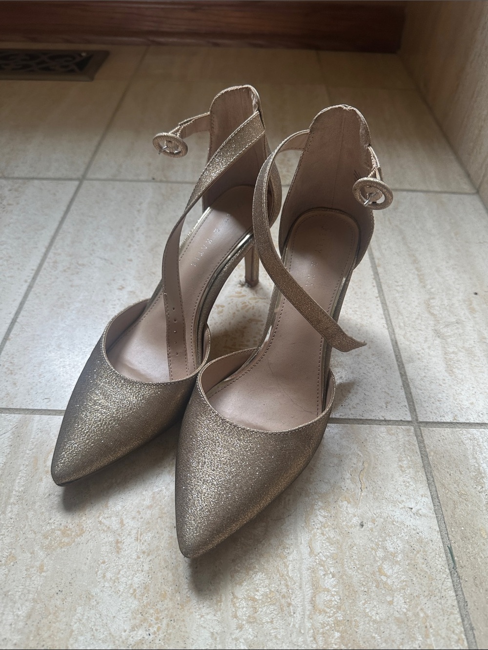 Gold heels